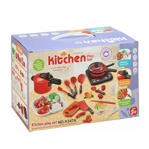 اسباب بازی ست آشپزخانه و گاز رومیزی Kitchen Playset_اسباب بازی لوازم آشپزخانه